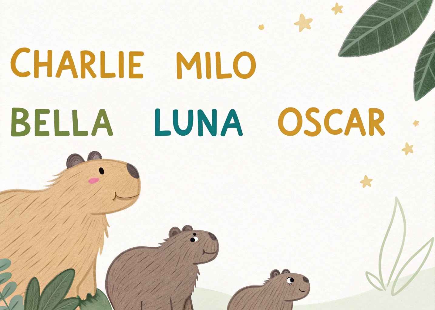 Capybara Names: A Simple Guide to Naming Your Gentle Giant!