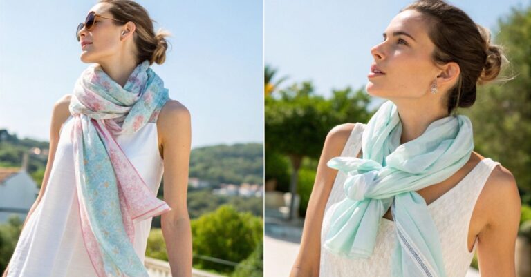How to Style Scarves in Summer